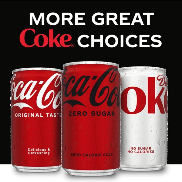 202306080004227072 Coke Zero Sugar Cola Soda, 12 oz, 24 Pack (Package May Vary)