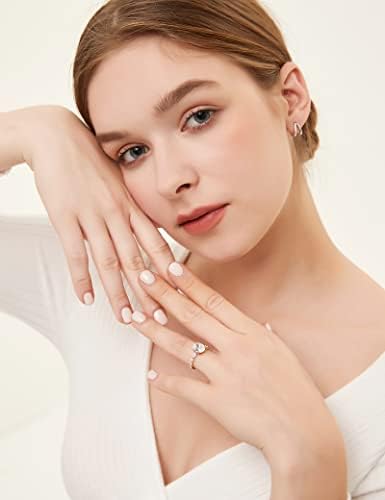 202306090007264857 EAMTI 925 Sterling Silver Ring Oval Cut Cubic Zirconia Engagement Rings Solitaire Halo Promise Ring For Women Size 3-13