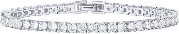 202306090056426959 PAVOI 14K Gold Plated 3mm Cubic Zirconia Classic Tennis Bracelet | Gold Bracelets for Women | Size 6.5-7.5 Inch