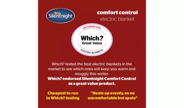 4500221_R_Z011A Stay Warm All Night! Silentnight® Comfort Control Electric Underblanket – Cozy Comfort for Just £4.99! Perfect for Chilly Nights ❄️ - Click to Buy Now!