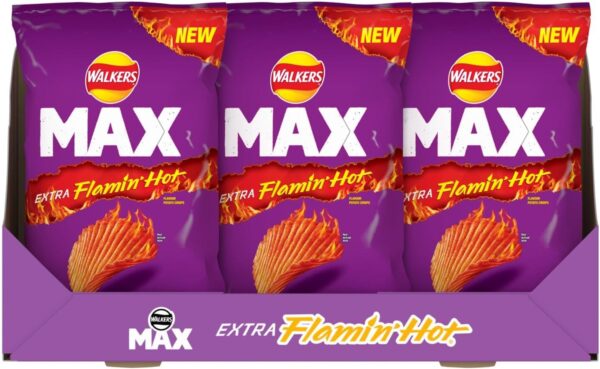 713JNWTbiqL._AC_SL1500_ 85% OFF Walkers Max Extra Flamin' Hot Crisps (12 Bags) – Only £4.05! FREE Shipping! Hurry, While Stocks Last!