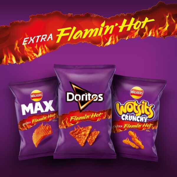71KZKEompzL._AC_SL1500_ 85% OFF Walkers Max Extra Flamin' Hot Crisps (12 Bags) – Only £4.05! FREE Shipping! Hurry, While Stocks Last!