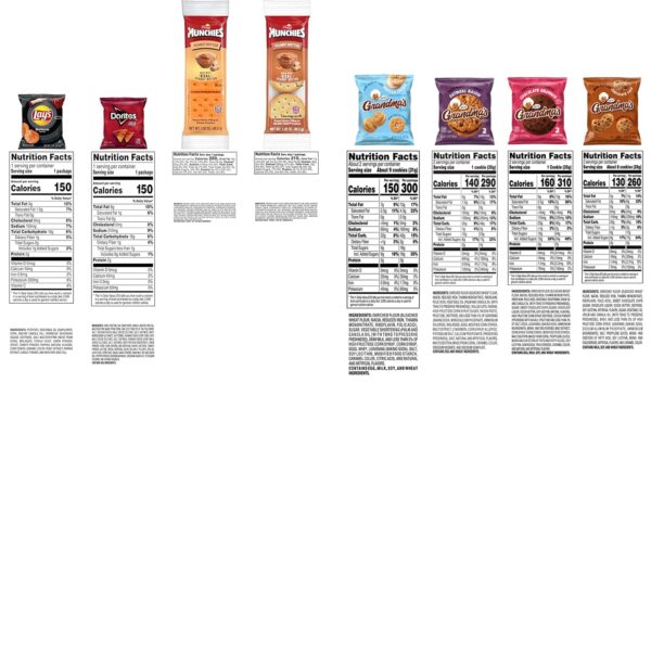 71ZtSkF2YL._SL1500_ Frito-Lay Ultimate Snack Care Package, Variety Assortment of Chips, Cookies, Crackers & More, 40 Count