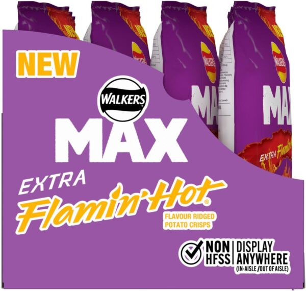 71fmhyhNdfL._AC_SL1500_ 85% OFF Walkers Max Extra Flamin' Hot Crisps (12 Bags) – Only £4.05! FREE Shipping! Hurry, While Stocks Last!