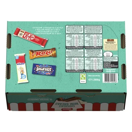 81FPifNQUKL-510x510-1 Nestlé Chocolate Mini’s Selection Box, 70 Chocolate Biscuit Bars – Kit Kat, Smarties, Rolos, Milkybar, Sharing Bulk Chocolate Box
