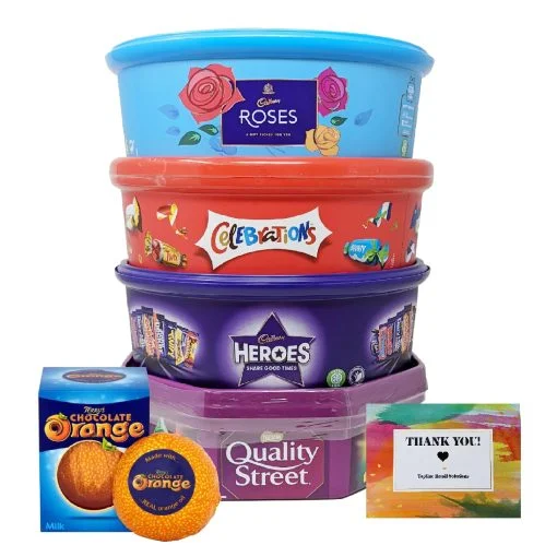 81ubtRaiseL-510x510-1 Christmas Chocolate Gift Set – 5 Tubs + Terry’s Orange – Bulk Buy of Roses, Heroes, Quality Street & More