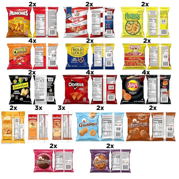 91L5wIfy3XL._SL1500_ Frito-Lay Ultimate Snack Care Package, Variety Assortment of Chips, Cookies, Crackers & More, 40 Count