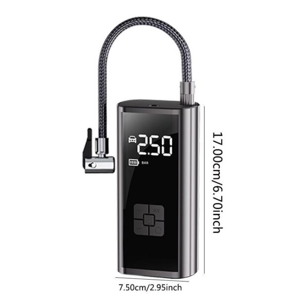 f135ed45708e4d628d774728e1c47556~tplv-fhlh96nyum-resize-jpeg_800_800 Portable Wireless Car Air Compressor, Tire Inflator, Air Pump with LED Light, Electric Tire Inflator Pump for Motorcycle Bicycle Auto Tyre Balls, Vehicle