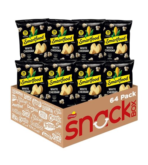 img-01424f4a1143119a8b72f97156083b06 Smartfood White Cheddar Flavored Popcorn, 1 Ounce (Pack of 64)