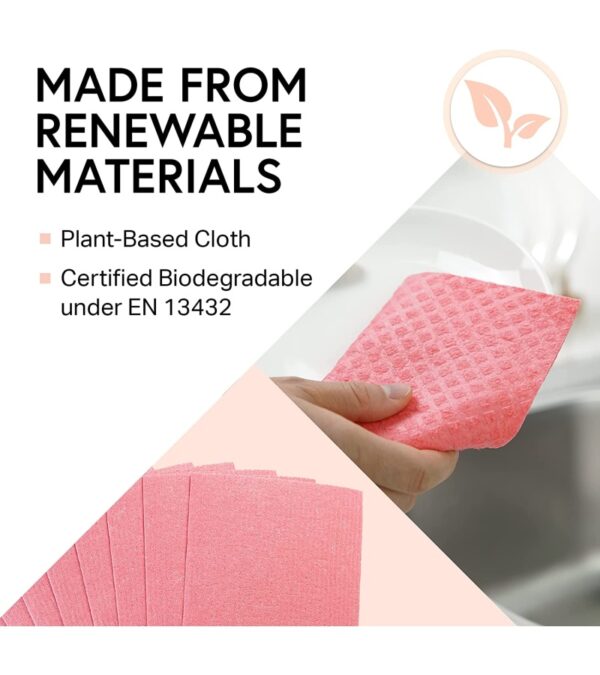 img-039c6d42f3be9d5661144c7ffdf686ca Swedish Wholesale Swedish Dish Cloths – 10 Pack Reusable, Absorbent Hand Towels for Kitchen, Counters & Washing Dishes – Cellulose Sponge Cloth – Eco Friendly Gifts – Assorted