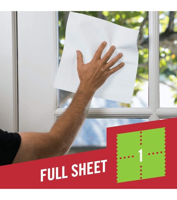 img-0729f587b9fc7e8c610b9b5ddcd4e8a5 Brawny Tear-A-Square Paper Towels, 16 Double Rolls = 32 Regular Rolls, 3 Sheet Size Options, Quarter Size Sheets