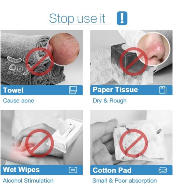 img-0b56534fff3e7da0a91ea5508ccabd73 Winner Soft Dry Wipe, Made of Cotton Only, 600 Count Unscented Cotton Tissues for Sensitive Skin OEKO-Tex Safety Certified Chemical-free 10 Times Absorbent Baby Wipes