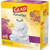 img-0f836c18ce76c68f5b111fd54214385e Glad Trash & Food Storage ForceFlex Protection Series Tall Trash Bags, 13 Gal, Gain Moonlight Breeze with Febreze, 110 Ct (Package May Vary)