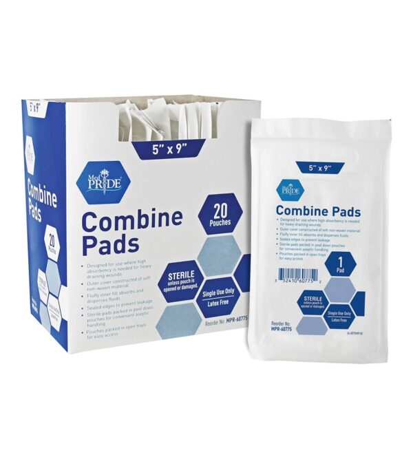 img-10a83cc95da1fca28202c958aa7433c2 Medpride Sterile Abdominal- ABD Combine Pads| 40-Pack, 5 x 9 Inches| Extra Absorbent & Thick, Individually Wrapped Wound Dressing, First Aid Pads| Surgical-Grade, Nonstick- for Heavy Leakage, Post Op