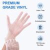 img-1350fceb7b0cbb035cd12eacd616bf0f Schneider Clear Vinyl Exam Gloves, Latex-Free, Disposable Medical Gloves, Cleaning Gloves, Food Safe, Powder-Free, 4 mil