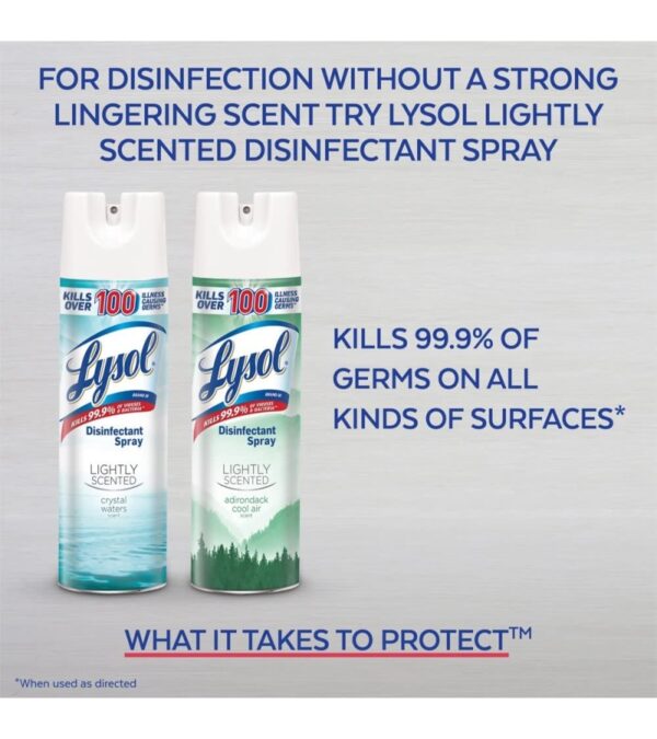 Lysol – 19200741866 Disinfectant Spray, Crisp Linen, 150oz (12X12.5oz)