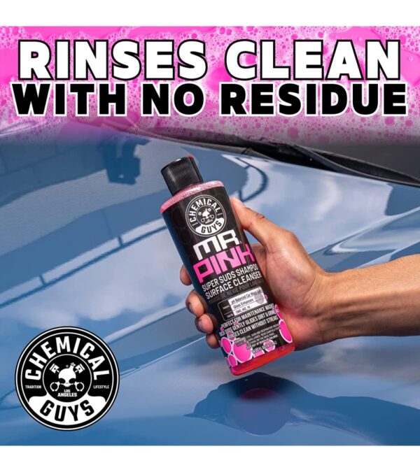 img-1c20bb344178b9d5b4a19f9b44349777 Chemical Guys CWS_402_64 Mr. Pink Foaming Car Wash Soap (Works with Foam Cannons, Foam Guns or Bucket Washes) Safe for Cars, Trucks, Motorcycles, RVs & More, 64 fl oz (Half Gallon), Candy Scent