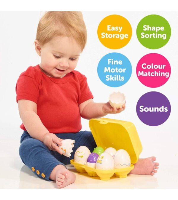img-21949c3dcb86a37836118575b55572ef TOMY Toomies Hide & Squeak Easter Eggs Toddler Toys – Matching & Sorting Learning Toys – Sensory Toys for Easter Basket Stuffers