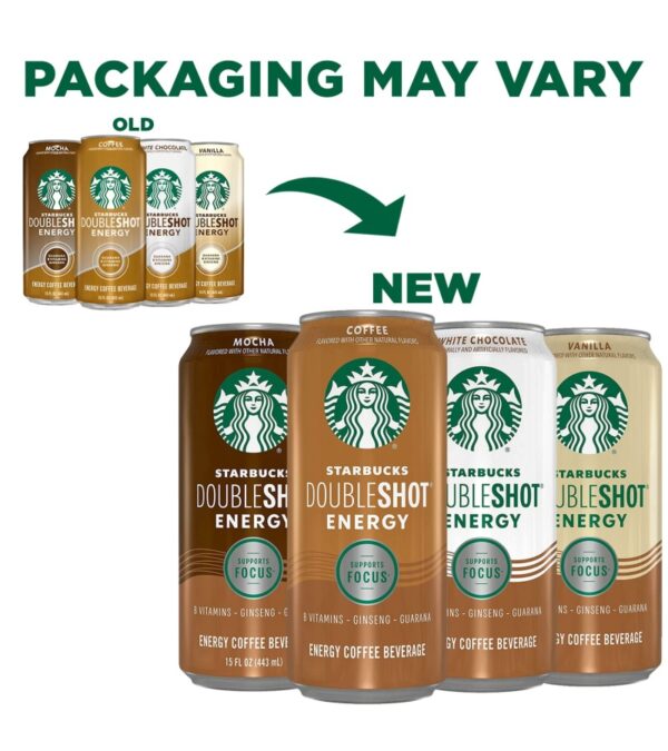 img-22aefb98a566723cfdda99cd0f8fcdb3 Starbucks RTD Energy Drink, Doubleshot Energy Drink, Coffee, Guarana, Vitamin B, Ginseng, 15 oz Cans (12 Pack)