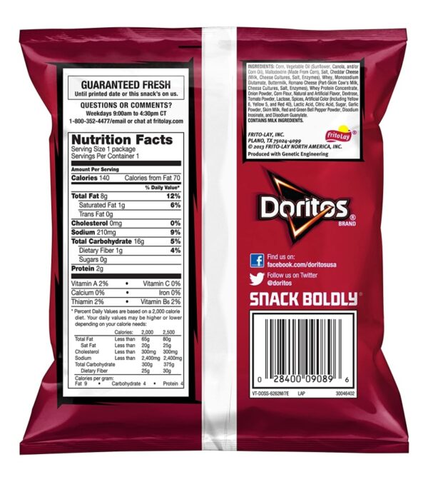 img-2457993ebb18612117f87bf859c1677e Frito-Lay Fiery Mix Variety Pack, 40 Count