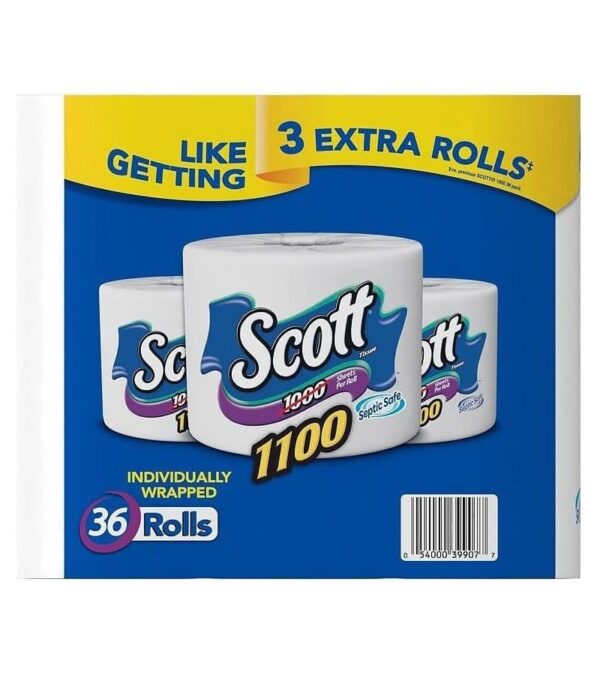 img-248bc9b8d6694169d95afc0a605cc7ea Scott Bath Tissue, 1, 100 Sheetsper Roll, 36 Count