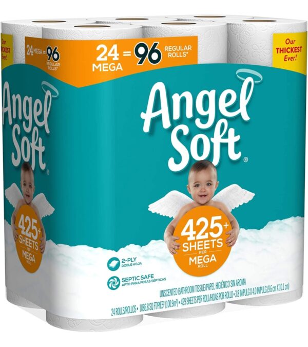 img-24b1ab5bf749a16005ff338fc5476d6f Angel Soft Mega Rolls, 24 Count