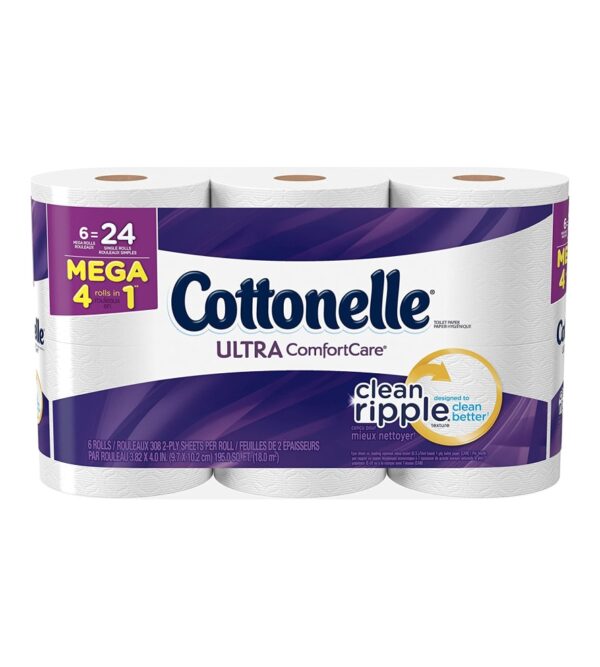img-27d0ed8297e73700b0dccaca37b12794 Cottonelle Ultra Comfort Care Toilet Paper, Bath Tissue, 6 Mega Toilet Paper Rolls
