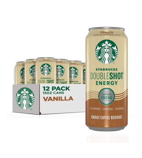 img-2846b11f7ee7c8f5bb963b5b6b49a766 Starbucks RTD Energy Drink, Doubleshot Energy Drink, Coffee, Guarana, Vitamin B, Ginseng, 15 oz Cans (12 Pack)