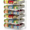 img-289d8d411af3cb7a00e9b6a5290405b5 SimpleHouseware Stackable Can Rack Organizer, White