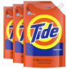 Tide Laundry Detergent Liquid Soap Pouches, High Efficiency (He), Original Scent, 93 Total Loads (Pack Of 3)