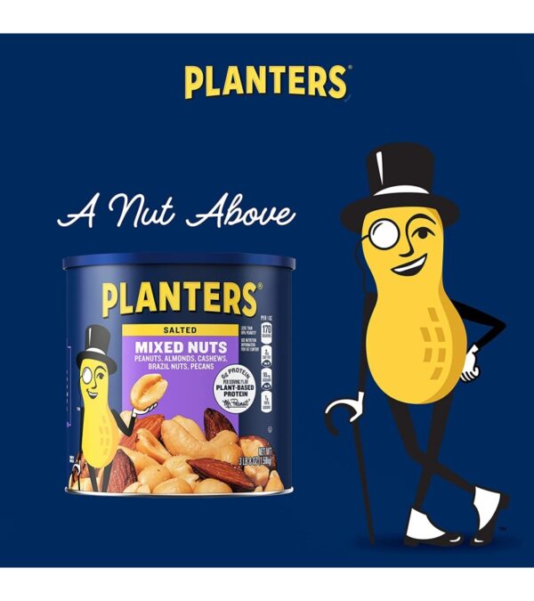 img-29d9f13fb12a9c897a919b3de76af4ed Planters Mixed Nuts Less Than 50% Peanuts with Peanuts (Almonds, Cashews, Brazil Nuts, Pecans & Sea Salt, 3.0 lb Canister)