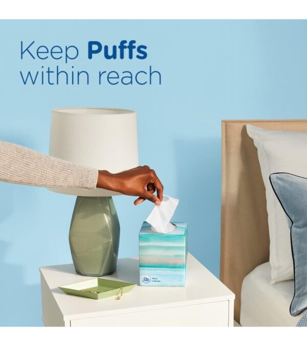img-2b77349ff6a2358a06e5164cb14cc77c Puffs Plus Lotion Facial Tissues, 8 Family Boxes, 124 Facial Tissues per Box