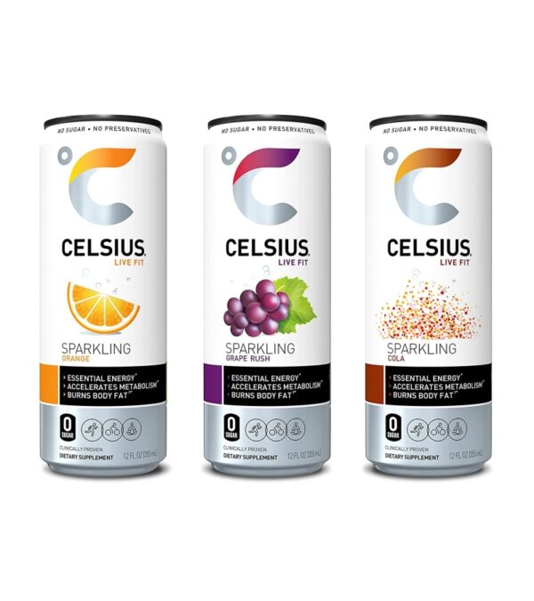 img-2c2a62d381aa31449a0c382f81631835 CELSIUS Sparkling Classic Pop Pack, Functional Essential Energy Drink 12 Fl Oz (Pack of 24)