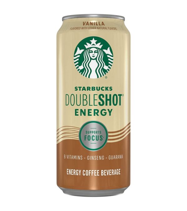 img-2c8400531a68ce001d61fabc6961957f Starbucks RTD Energy Drink, Doubleshot Energy Drink, Coffee, Guarana, Vitamin B, Ginseng, 15 oz Cans (12 Pack)