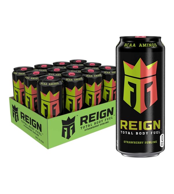 img-2e734afbd234bdbc8a21c504deac5c17 Reign Total Body Fuel, Strawberry Sublime, Fitness & Performance Drink, 16 Oz (Pack of 24)