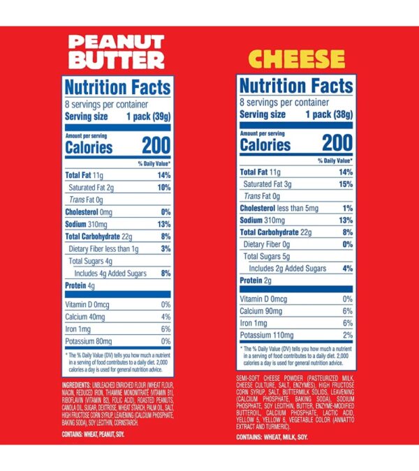 img-304e4efdbe79b89f83bc386dd9796639 RITZ Peanut Butter Sandwich Cracker Snacks and Cheese Sandwich Crackers, Snack Crackers Variety Pack, 32 Snack Packs