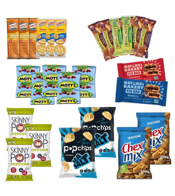 img-31b8b561d02adbd5c6d63bd35f5eff0b Healthy Snack Box Variety Pack Care Package (50 Count) Gift Basket,valentins day, College Student Crave Food Box, Nutritious Bars Chips, Birthday Sweet Treats for Adults Kids Teens Boys Girls