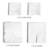 img-329a7aa7694f9c400b78beefe0c1fcfc Queen Size Sheet Set – Breathable & Cooling – Hotel Luxury Bed Sheets – Extra Soft – Deep Pockets – Easy Fit – 4 Piece Set – Wrinkle Free – Comfy – White – 4 PC