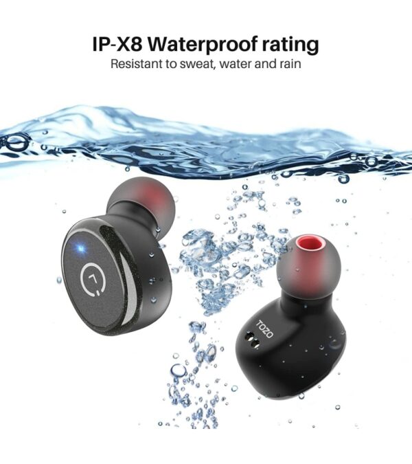 img-32de8d843c39133c1a0f738facbe5b73 TOZO T10 Bluetooth 5.3 Wireless Earbuds with Wireless Charging Case IPX8 Waterproof Stereo Headphones in Ear Built in Mic Headset Premium Sound with Deep Bass for Sport Black (2022 Upgraded)