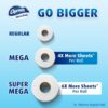 img-33220e84dc42d9cf0af902586d64759d Charmin Ultra Soft Cushiony Touch Toilet Paper, 18 Family Mega Rolls = 90 Regular Rolls