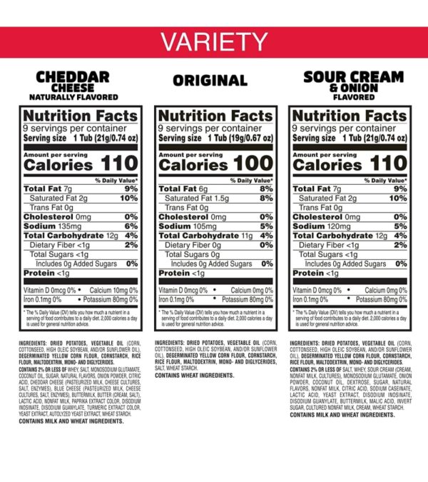 img-341c593dda832d0e282c8cadef39f217 Pringles Potato Crisps Chips, Lunch Snacks, Office and Kids Snacks, Snack Stacks, Variety Pack, 19.3oz Box (27 Cups)