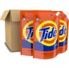 Tide Laundry Detergent Liquid Soap Pouches, High Efficiency (He), Original Scent, 93 Total Loads (Pack Of 3)