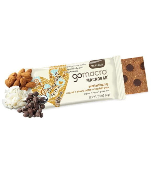 img-372955d6a87f741c65861fa4d6033008 GoMacro MacroBar Organic Vegan Protein Bars – Coconut + Almond Butter + Chocolate Chips (2.3 Ounce Bars, 12 Count)