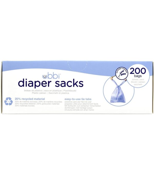 img-38219801d80e607d2fd0c0ad8b63c481 Ubbi Disposable Diaper Sacks, Lavender Scented, Easy-To-Tie Tabs, Diaper Disposal or Pet Waste Bags, 200 Count