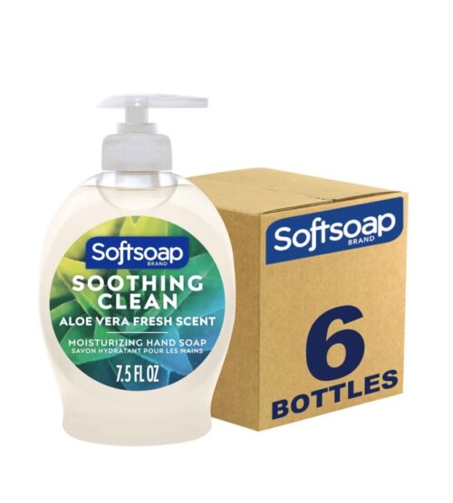 img-38eae59efd6069a9bec44d326ddf8914 Softsoap Moisturizing Liquid Hand Soap, Soothing Clean Aloe Vera – 7.5 Fl Oz (Pack of 6)
