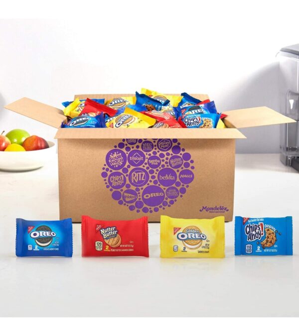 img-3b09580bcb0f9f0d0c2a5a340bca1f41 OREO Original, OREO Golden, CHIPS AHOY! & Nutter Butter Cookie Snacks Variety Pack, 56 Snack Packs (2 Cookies Per Pack) Hot Sale
