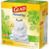 img-3e2673e96d0302ad539db8c9fd483375 GLAD ForceFlex Tall Kitchen Drawstring Trash Bags, 13 Gallon White Trash Bag for Kitchen Trash Can, Gain Original Scent, Odor Shield, Odor Eliminator, Leak Protection, 110 Count