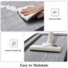 Mattitude Kitchen Mat 2 PCS Cushioned Anti-Fatigue Kitchen Rugs Non-Skid Waterproof Kitchen Mats and Rugs Ergonomic Comfort Standing Mat for Kitchen, Floor, Office, Sink, Laundry, Black and Gray