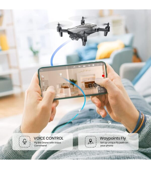 img-3f6778a76c93b3fe395bbc0edc6183cb DEERC D20 Mini Drone for Kids with 720P HD FPV Camera Remote Control Toys Gifts for Boys Girls with Altitude Hold, Headless Mode, One Key Start Speed Adjustment, 3D Flips 2 Batteries, Silver