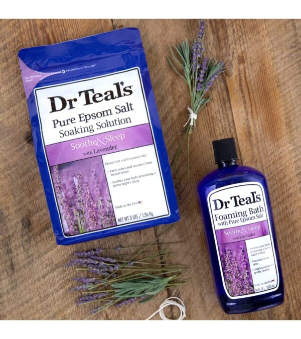 img-41041ffe8c72d8aa4473405d1339874b Dr Teal's Foaming Bath with Pure Epsom Salt, Soothe & Sleep with Lavender, 34 fl oz (Pack of 4)